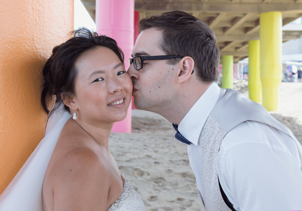 trouwfoto's-strand-den-haag